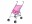 Knorrtoys Puppenbuggy Sim ? Pink Little Princess, Altersempfehlung ab: 3 Jahren, Höhenverstellbar: Nein, Detailfarbe: Rosa, Gelb, Grau