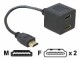 Image 1 DeLock DeLOCK - HDMI-Adapter - HDMI Type A (M) bis