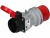 Image 0 maxCAMP Adapterstecker CEE16/5 - T25, Rot/Grau, Detailfarbe: Grau