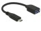 Bild 4 DeLock USB 3.1-Adapterkabel USB C - USB A