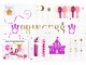Partydeco Partyset Princess 9-teilig, Pink, Packungsgrösse: 1