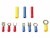 Bild 1 Perel Quetschverbinder-Sortiment HAS05 Rot/Blau/Gelb, 1 Stück