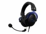 HyperX Headset Cloud Blau/Schwarz, Audiokanäle: Stereo