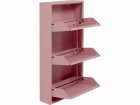 Kare Schuhschrank Caruso 100 x 50 cm, Rosa