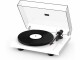 Pro-Ject Plattenspieler Debut Carbon EVO Weiss glanz, Detailfarbe