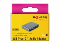 DeLock Soundkarte USB Type-C Klinkenbuchse 3.5 mm + USB