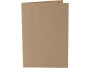 Creativ Company Blankokarte 10.5 x 15 cm ohne Couvert, Nature