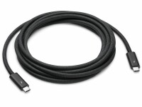 Apple Thunderbolt 4 Pro Kabel 3 m, Schwarz, Kabeltyp