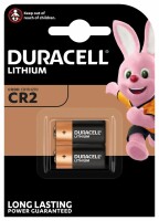 DURACELL  Batterie Lithium CR15H270 CR2, 3V 2 Stück, Kein