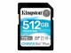 Kingston 512GB SDXC CANVAS GO PLUS 170R C10