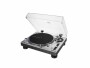 Audio-Technica Plattenspieler AT-LP140XP Silber, Detailfarbe: Silber