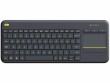 Logitech Tastatur K400 Plus US-Layout, Tastatur Typ: Standard