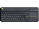 Logitech Tastatur K400 Plus US-Layout, Tastatur Typ: Standard