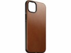 Nomad Back Cover Modern Leather iPhone 14 Plus Hellbraun