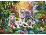 Ravensburger Puzzle Familie der Weissen Tiger, Motiv: Tiere