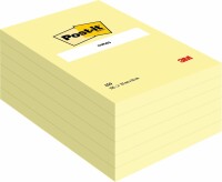 POST-IT Block 102x152mm 659Y gelb/100 Blatt, Mindestbestellmenge