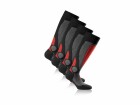 Rohner Socks Skisocken Rot/Schwarz 2er-Pack, Grundfarbe: Rot, Schwarz