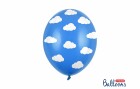 Partydeco Luftballon Wolken Blau/Weiss Ø 30 cm, 6 Stück