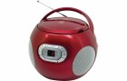 soundmaster Radio/CD-Player SCD2120 Rot, Radio Tuner: FM