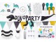 Partydeco Partyset Dino Party 10-teilig, Mehfarbig, Packungsgrösse