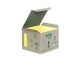 Post-it Notizzettel Post-it Z-Notes Recycling Gelb, 6 Blöcke