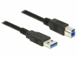 DeLock USB 3.0-Kabel USB A - USB B