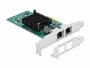 DeLock Netzwerkkarte 2x 1Gbps, i82576 PCI-Express x4