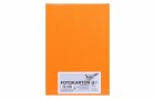 Folia Fotokarton A4, 300 g/m², 50 Blatt, Hellorange, Papierformat