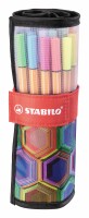 STABILO Fineliner Point 88 0.4mm 8825-071-20 Rollerset, Arty 25
