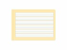 Formati Notizblock S.6 A5 quer, 10 Stück, Detailfarbe: Gelb