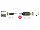 DeLock Kabel USB Type-C ? DisplayPort koaxial Kabel, 1m