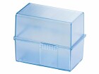 HAN Karteibox A8, Blau/Transparent, Medienformat: A8, Material