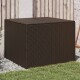 vidaXL , Farbe: Braun, Material: PE-Rattan. pulverbeschichteter