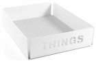 Trendform Ablagekorb Things Weiss, 1 Stück, Anzahl Schubladen: 1