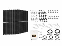 Solar-pac Solaranlage 3000 Flachdach Solis, 3.000 kWh/a