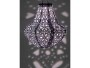 COCON Lampion LED Solar Vase, Violett, 3 Stück, Betriebsart