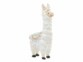 HobbyFun Mini-Tier Lama 10 cm, Detailfarbe: Weiss, Material