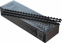 GOP Plastikbinderücken 020726 8mm, schwarz 100 Stück