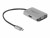 Bild 2 DeLock 2-Port Signalsplitter USB Typ-C zu HDMI/VGA, Anzahl Ports