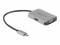 Bild 3 DeLock 2-Port Signalsplitter USB Typ-C zu HDMI/VGA, Anzahl Ports