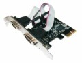 M-CAB PCIe Serial Card - Adaptateur série - PCIe - RS-232 x 2