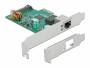 DeLock Netzwerkkarte 1x 2.5Gbps LAN, PoE+, RTL8125 PCI-Express x1