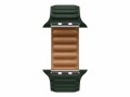 Apple 41mm Sequoia Green Leather Link - M/L