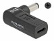 DeLock Adapter USB-C zu 5.5 x 2.1 mm 90