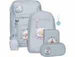 Beckmann Schulthek-Set Classic Forest Deer Dusty Mint, 6-teilig