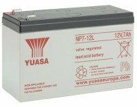 YUASA Ersatzbatterie NP7-12L, Akkutyp: Blei (Pb