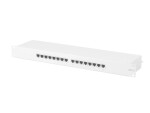 equip 19" Patchpanel: 16 Port, 1HE, RJ45, grau, Cat