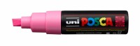 UNI-BALL  Posca Marker 8mm PC-8K F.PINK fluo rosa, Keilspitze, Kein