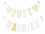 Rico Design Girlande Just Married 3 m, Mehrfarbig, Materialtyp: Papier