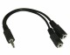 HDGear Kabel 3.5 mm K-St. auf 2x3.5 mm